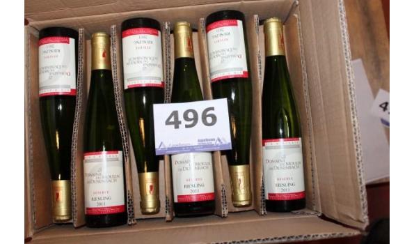 12 flessen à 37,5cl witte wijn Domaine du Moulin de Dusenbach, Riesling Reserve, 2011